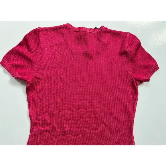 Ralph Lauren Women's Dip-Dyed Short Sleeve Jersey Dress Sz M - Picture 6 of 12